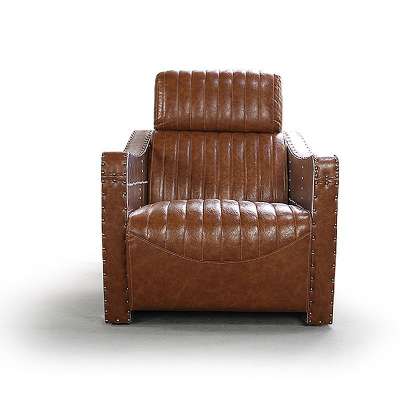 Home Furniture Single Seat Italy Leather Recliner Sofa