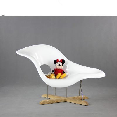 Comfortable Seat Modern White Fiberglass Children Chair Price