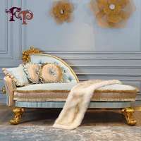 antique home furniture Sofa With Antique Royal Style luxury living room furniture Chaise Lounge